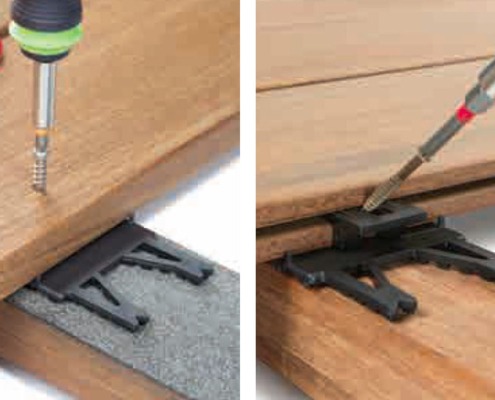 DECKiBOIS Ces cales de ventilation conviennent pour les largeurs de lame à partir de 95mm et pour les lambourde de 40 x 60mm.