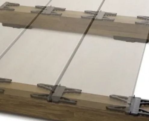 DECKiBOIS Ces cales de ventilation sont très résistantes de par leur structure en PEHD qui garantit leur intégrité dimensionnelle