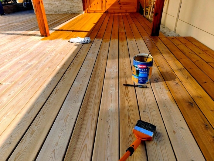 Pose d'une terrasse en IPÉ les finitions et entretien