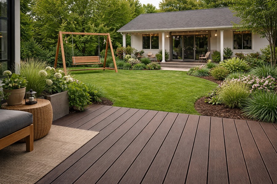 lames en composite Timbertech Edge coloris brun chocolat DECKiBOIS lames en composite Timbertech Edge coloris brun chocolat DECKiBOIS 03