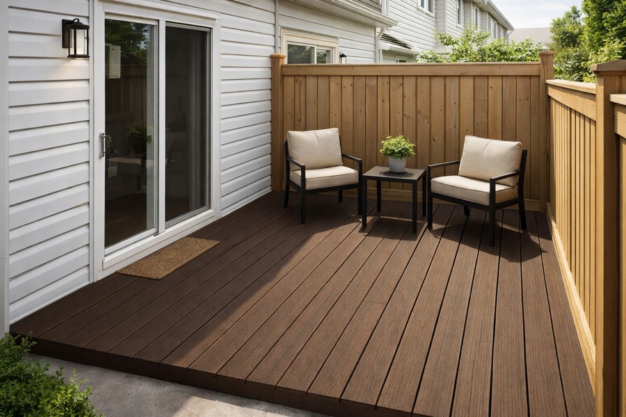 lames en composite Timbertech Edge coloris brun chocolat DECKiBOIS lames en composite Timbertech Edge coloris brun chocolat DECKiBOIS 06