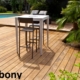 terrasse en Kebony qui le même aspect que l’ipé vendue et installée par DECKiBOIS