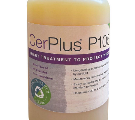 CerPlus P 105 W le seul produit au monde qui évite que le bois ne grise